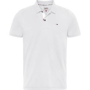 Tommy Jeans Tommy Hilfiger Herr Tjm Slim Placket Polo DM0DM15370 Pikétröja, Vit, L Tommy Jeans Tommy Hilfiger Herr Tjm Slim Placket Polo DM0DM15370 Pikétröja, Vit, L