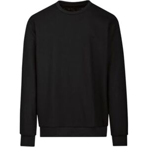 Trigema Sweatshirt i våffelutseende, svart, XL Trigema Sweatshirt i våffelutseende, svart, XL
