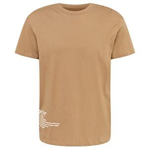 TOM TAILOR Denim Herr T-shirt med backtryck 1033995, 12912 Splashed Clay Beige, XS TOM TAILOR Denim Herr T-shirt med backtryck 1033995, 12912 Splashed Clay Beige, XS