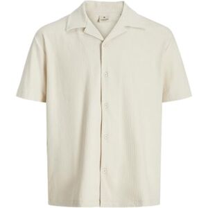 JACK & JONES Jprblujonah Ss skjorta, almond milk, S JACK & JONES Jprblujonah Ss skjorta, almond milk, S
