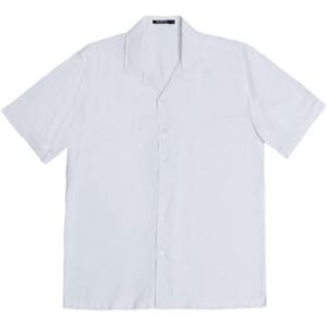 Gianni Lupo GL7678S-S23 skjorta, vit, M man, vit, Vitt Gianni Lupo GL7678S-S23 skjorta, vit, M man, vit, Vitt
