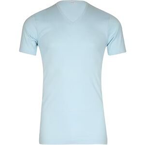 EMINENCE Herr Pur Coton t-shirt Manches Courtes Col V väst, Himmelsblått, S EMINENCE Herr Pur Coton t-shirt Manches Courtes Col V väst, Himmelsblått, S