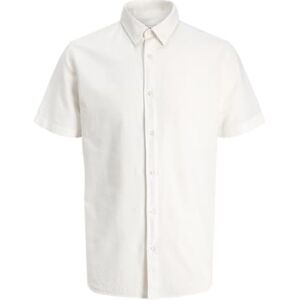 JACK & JONES Jjebreeze linne Blend skjorta S/S Sn Pls – plus storlek, Vit, 6XL JACK & JONES Jjebreeze linne Blend skjorta S/S Sn Pls – plus storlek, Vit, 6XL