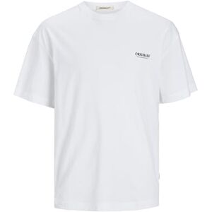 JACK & JONES Jormykonos Geo Tee Ss Crew Neck Ln T-shirt, Ljus vit, L JACK & JONES Jormykonos Geo Tee Ss Crew Neck Ln T-shirt, Ljus vit, L