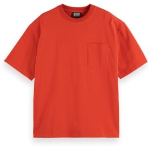 Scotch & Soda Seasonal Core – lös passform 3 kors ficka t-shirt, Ketchup 610, XXL Scotch & Soda Seasonal Core – lös passform 3 kors ficka t-shirt, Ketchup 610, XXL