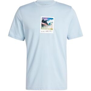 adidas För Män All Day I Dream About... Graphic Tee, Wonder Blue, S adidas För Män All Day I Dream About... Graphic Tee, Wonder Blue, S