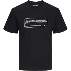 JACK & JONES JACK&JONES JCOALPHA Front Print Tee SS Crew Neck, svart, M JACK & JONES JACK&JONES JCOALPHA Front Print Tee SS Crew Neck, svart, M