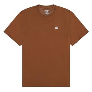 Lee SS Patch Logo Tee, Luxe Brown, S Lee SS Patch Logo Tee, Luxe Brown, S