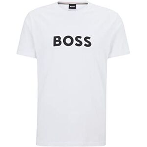 Boss Herr Rn Beach_T_Shirt, vit100, XL Boss Herr Rn Beach_T_Shirt, vit100, XL
