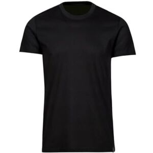 Trigema Slim Fit T-shirt för män av deluxe bomull, svart, XL Trigema Slim Fit T-shirt för män av deluxe bomull, svart, XL