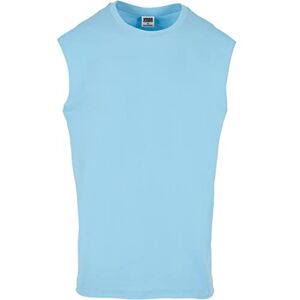 Urban Classics Herr Open Edge ärmlös t-shirt, män t-shirt, finns i många olika färger, storlekar S till 5XL, Balticblue, L Urban Classics Herr Open Edge ärmlös t-shirt, män t-shirt, finns i många olika färger, storlekar S till 5XL, Balticblue, L