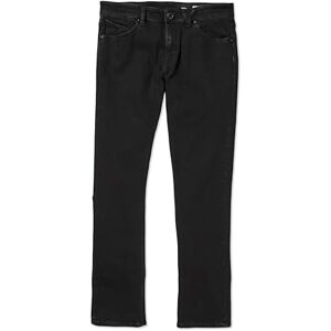 Volcom Jeans för män, Vorta, Slim Fit, stretch, denim, svart ut, 28W / 32L Volcom Jeans för män, Vorta, Slim Fit, stretch, denim, svart ut, 28W / 32L