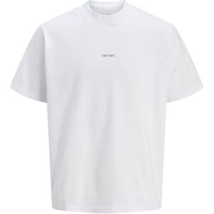 JACK & JONES Jcoconcrete Big Back Tee Ss Crew Neck, Ljus vit, XL JACK & JONES Jcoconcrete Big Back Tee Ss Crew Neck, Ljus vit, XL