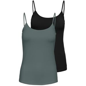 ONLY Onllove Singlet 2-pack JRS Noos, svart, XL ONLY Onllove Singlet 2-pack JRS Noos, svart, XL