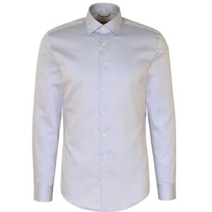 Seidensticker Silkesdekal herr business skjorta – slim fit – lätt att stryka – Kent krage – extra lång arm – 100% bomull, blå, 40 SE Seidensticker Silkesdekal herr business skjorta – slim fit – lätt att stryka – Kent krage – extra lång arm – 100% bomull, blå, 40 SE