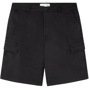 Springfield Berm Chino Cargo bermudashorts för män, Standard svart, 40 Springfield Berm Chino Cargo bermudashorts för män, Standard svart, 40