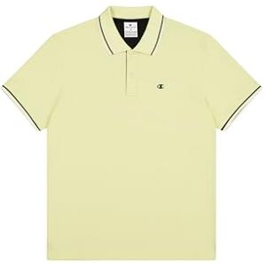 Champion Legacy-Polo med bröstlogotypskjorta för män, Gul (Ys143), XS Champion Legacy-Polo med bröstlogotypskjorta för män, Gul (Ys143), XS