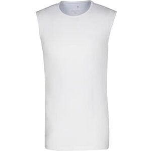 Seidensticker Silkesdekal herr t-shirt – normal passform – uni – rund hals – utan arm –, Vit (vit 01), XXL Seidensticker Silkesdekal herr t-shirt – normal passform – uni – rund hals – utan arm –, Vit (vit 01), XXL