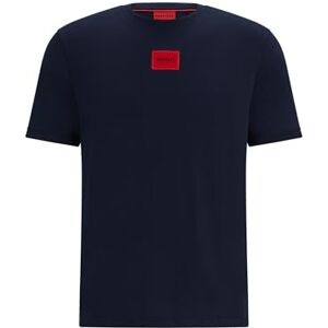 Boss HUGO T-shirt för män, Mörkblå405, XXL Boss HUGO T-shirt för män, Mörkblå405, XXL