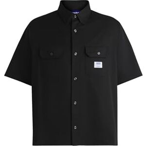 Boss HUGO Ekyno överdimensionerad tröja i bomull twill för män Boss HUGO Ekyno överdimensionerad tröja i bomull twill för män
