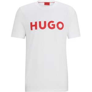HUGO Herr Dulivio 10229761 01 T-shirt, Ny – vit 100, XL HUGO Herr Dulivio 10229761 01 T-shirt, Ny – vit 100, XL