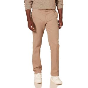 Amazon Essentials mäns slim-fit casual stretch chino-byxa, mörk kakibrun, 42 B x 32 L Amazon Essentials mäns slim-fit casual stretch chino-byxa, mörk kakibrun, 42 B x 32 L