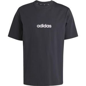 adidas Mezczyzni ESSENTIALS LINEAR SINGLE JERSEY TEE, Black/White, S adidas Mezczyzni ESSENTIALS LINEAR SINGLE JERSEY TEE, Black/White, S