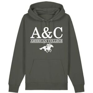 AMERICAN COLLEGE USA Khaki sweatshirt herr storlek M Decontract, Färg: grön, M AMERICAN COLLEGE USA Khaki sweatshirt herr storlek M Decontract, Färg: grön, M