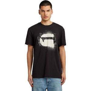 G-STAR RAW 8719965012981 Spray g logo r t, Svart (Dk Black D26833-d101-6484), L G-STAR RAW 8719965012981 Spray g logo r t, Svart (Dk Black D26833-d101-6484), L