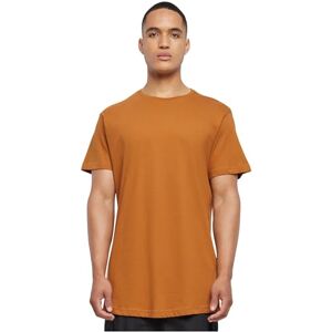 Urban Classics herr T-tröja Shaped Long Tee, Brun (tyg), XS Urban Classics herr T-tröja Shaped Long Tee, Brun (tyg), XS