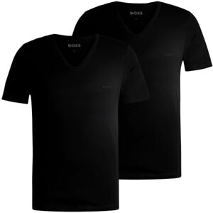 Boss T-shirt för män 2p Bekvämligheter 10243514 01 Casual, Svart, XXL Boss T-shirt för män 2p Bekvämligheter 10243514 01 Casual, Svart, XXL