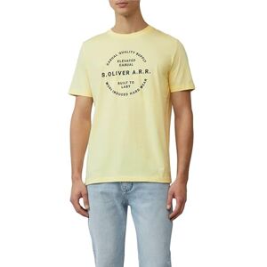 s.Oliver T-shirt med konstverk, vanilj, XXL s.Oliver T-shirt med konstverk, vanilj, XXL