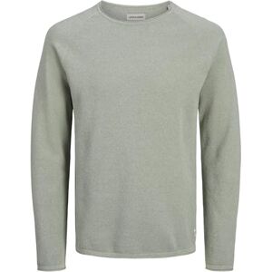 JACK & JONES Jjehill Knit Crew Neck Noos herrtröja, Iceberg Grön/Detail: Twist, XS JACK & JONES Jjehill Knit Crew Neck Noos herrtröja, Iceberg Grön/Detail: Twist, XS
