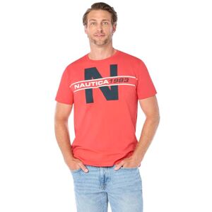 Nautica T-shirt för män, Sjöman röd, L Nautica T-shirt för män, Sjöman röd, L