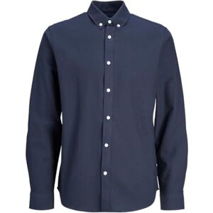 JJ REBEL JREBOSCAR Shirt LS NOOS, marinblå blazer, XS JJ REBEL JREBOSCAR Shirt LS NOOS, marinblå blazer, XS