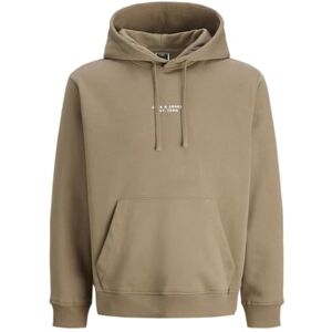 JACK & JONES Jcopoint Embroidery Sweat Hood, Ökenduvor, M JACK & JONES Jcopoint Embroidery Sweat Hood, Ökenduvor, M