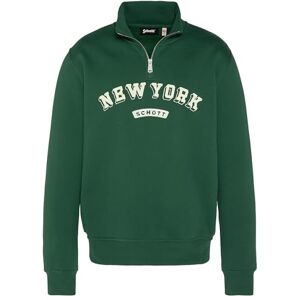 Schott NYC Swcolby sweatshirt blandad, Färg: grön, L Schott NYC Swcolby sweatshirt blandad, Färg: grön, L