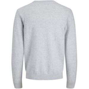 JACK & JONES Jjeperfect ull stickad crew neck Sn, Ljusgrå melange, L JACK & JONES Jjeperfect ull stickad crew neck Sn, Ljusgrå melange, L
