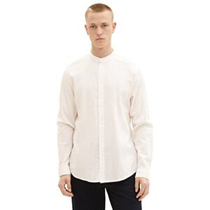 TOM TAILOR Denim herr basic skjorta, 12906 – ullvit, XXL TOM TAILOR Denim herr basic skjorta, 12906 – ullvit, XXL