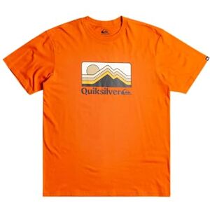 Quiksilver kortärmad t-shirt män QS Gradient Mountains SS XS brun Quiksilver kortärmad t-shirt män QS Gradient Mountains SS XS brun