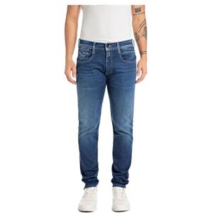 Replay Slim fit Jeans Anbass Hyperflex Eco Plus, 009 medium blå, 31W / 30L Replay Slim fit Jeans Anbass Hyperflex Eco Plus, 009 medium blå, 31W / 30L