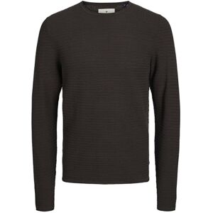 JACK & JONES Bestseller A/S Herr Jprblumiguel Knit Crew Neck Noos stickad tröja, Choklad tort, XL JACK & JONES Bestseller A/S Herr Jprblumiguel Knit Crew Neck Noos stickad tröja, Choklad tort, XL
