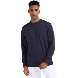 Calvin jeans herr BADGE CREW NECK J30J323426, pullover sweatshirt, blå, XS, Blå (bläck), XS Calvin jeans herr BADGE CREW NECK J30J323426, pullover sweatshirt, blå, XS, Blå (bläck), XS