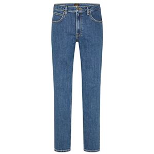 Lee herr Jeans Brooklyn Rak, Bla (Mid Stonewash), 36W / 34L Lee herr Jeans Brooklyn Rak, Bla (Mid Stonewash), 36W / 34L
