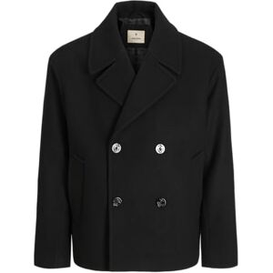 JACK & JONES Herr Jprbluasher ylleblandning peacoat, svart, xx_l, svart, XXL JACK & JONES Herr Jprbluasher ylleblandning peacoat, svart, xx_l, svart, XXL