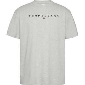 Tommy Jeans herr TJM REG linjär logotyp TEE EXT DM0DM20744PJ4002 S/S t-shirt, grå (silvergrå), S, Grå (Silvergrå), S Tommy Jeans herr TJM REG linjär logotyp TEE EXT DM0DM20744PJ4002 S/S t-shirt, grå (silvergrå), S, Grå (Silvergrå), S