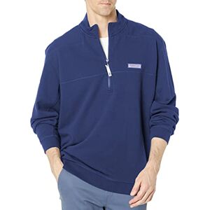Vineyard Vines Collegiate Shep Tröja för män, dragkedja till bröstet, pullover, S Vineyard Vines Collegiate Shep Tröja för män, dragkedja till bröstet, pullover, S