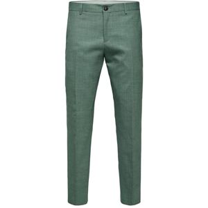 SELECTED HOMME SELETED HOMME Slhslim-Oasis Linen TRS Noos Kostymbyxor för män, Light Green Melange, 38 SELECTED HOMME SELETED HOMME Slhslim-Oasis Linen TRS Noos Kostymbyxor för män, Light Green Melange, 38