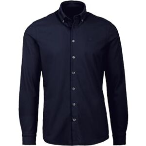 Trigema Business-skjorta av Deluxe-single-jersey, blå, XL Trigema Business-skjorta av Deluxe-single-jersey, blå, XL