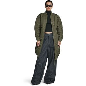 G-STAR RAW Lång bomber, Grön (mörk oliv D23543-C143-C744), M G-STAR RAW Lång bomber, Grön (mörk oliv D23543-C143-C744), M